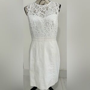 Lilly Pulitzer White Lace Sharice Shift Dress